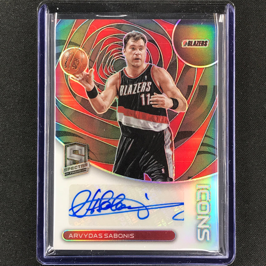 2022-23 Spectra Arvydas Sabonis Icons Auto Base 42/99