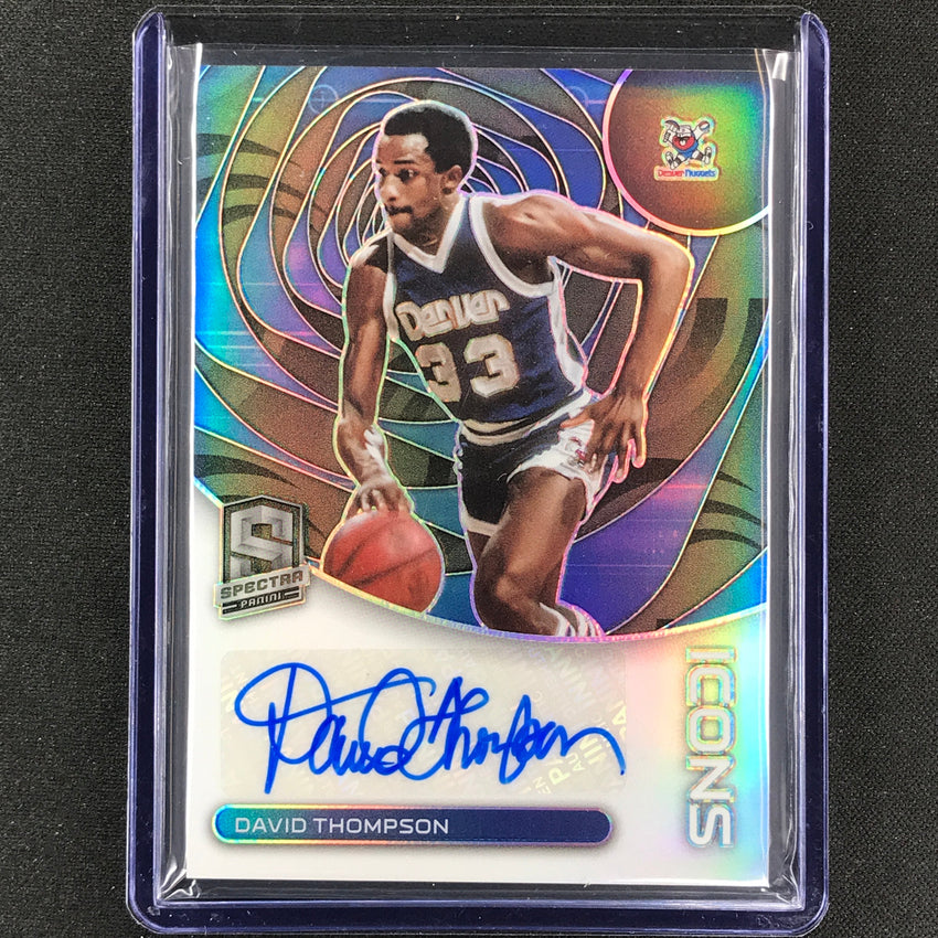 2022-23 Spectra David Thompson Icons Auto Base 67/99