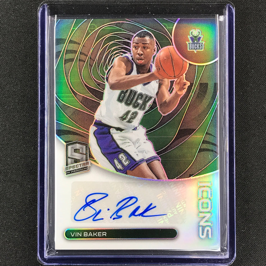 2022-23 Spectra Vin Baker Icons Auto Base 56/99