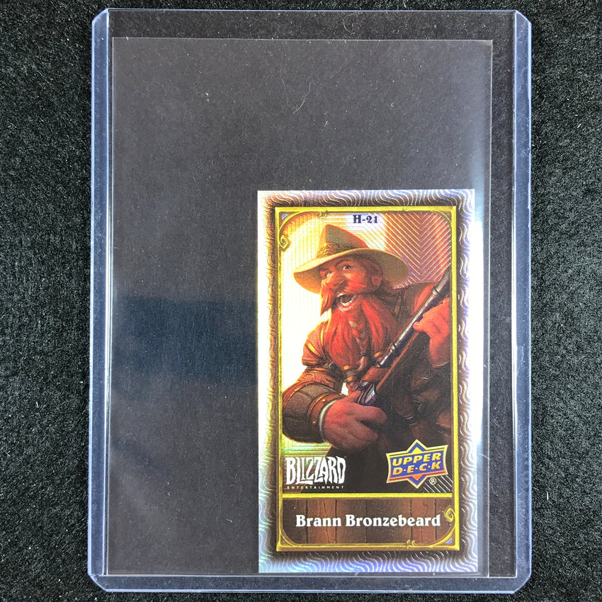 2023 Upper Deck Blizzard Legacy BRANN BRONZEBEARD Hearthstone Mini Classic #21