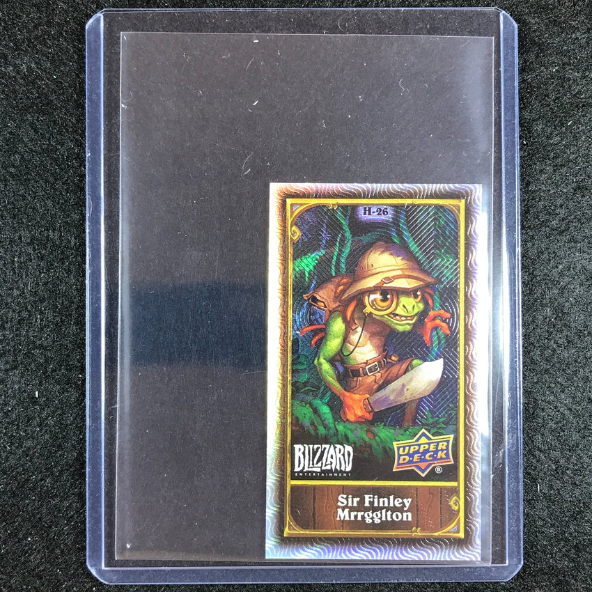 2023 Upper Deck Blizzard Legacy Finley Mrrgglton Hearthstone Mini Classic No 26