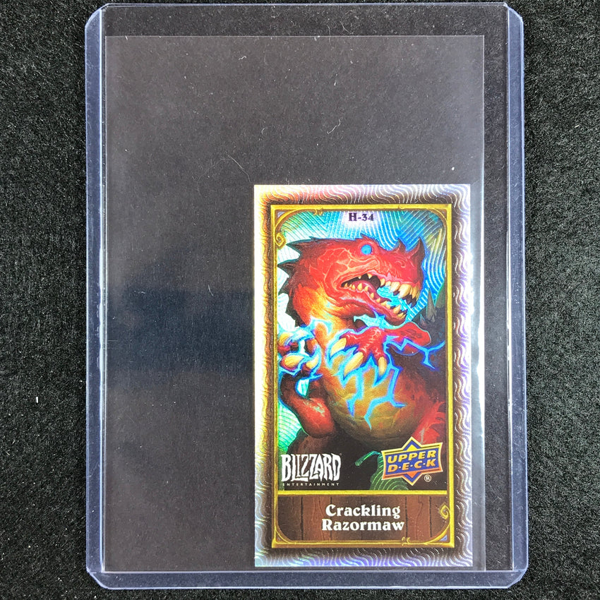 2023 Upper Deck Blizzard Legacy CRACKLING RAZORMAW Hearthstone Mini Classic #34