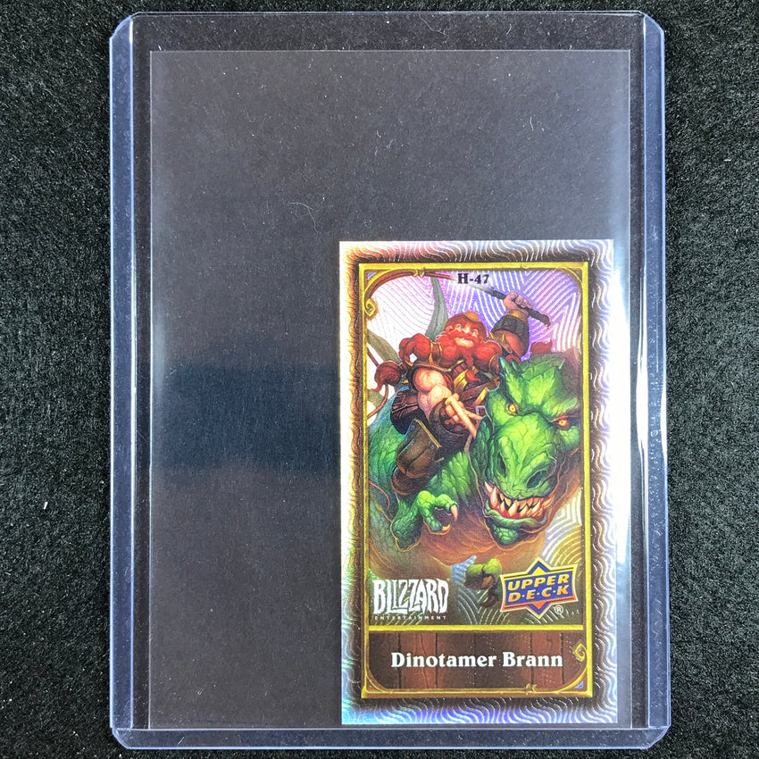 2023 Upper Deck Blizzard Legacy Dinotamer Brann Hearthstone Mini Classic No 47