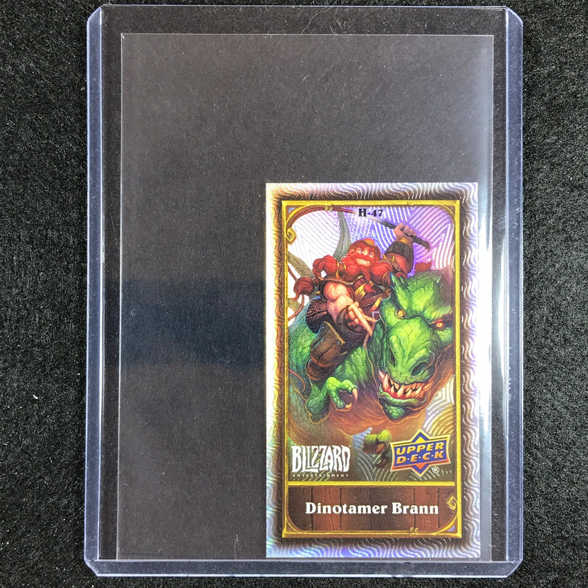 2023 Upper Deck Blizzard Legacy Dinotamer Brann Hearthstone Mini Mage No 47