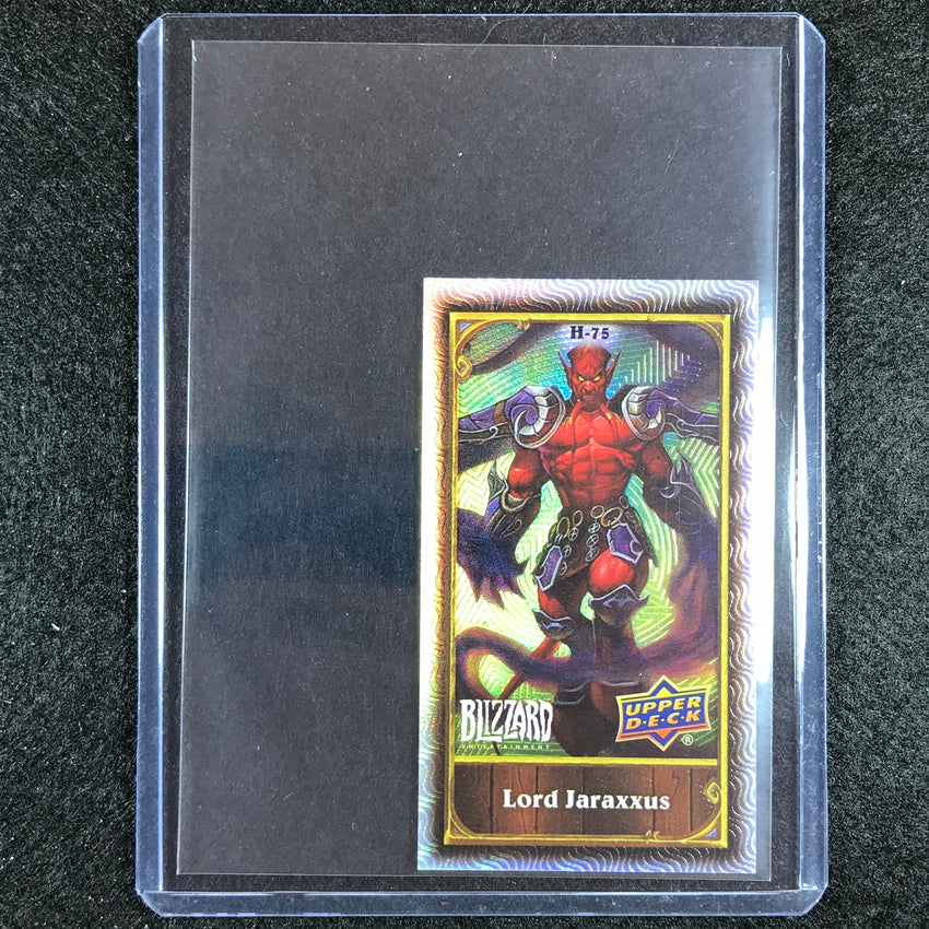 2023 Upper Deck Blizzard Legacy Lord Jaraxxus Hearthstone Mini Mage No 75