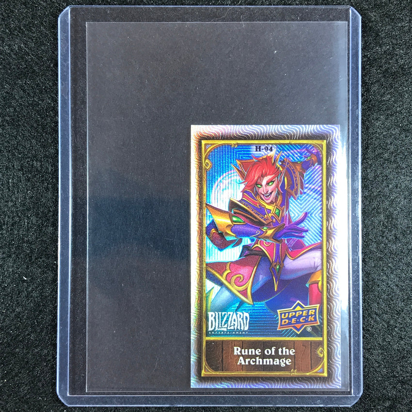 2023 Upper Deck Blizzard Legacy Rune Of The Archmage Hearthstone Mini Mage No 94