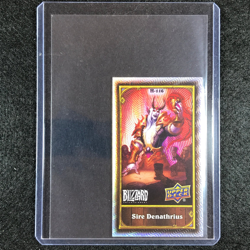 2023 Upper Deck Blizzard Legacy Sire Denathrius Hearthstone Mini Mage No 116