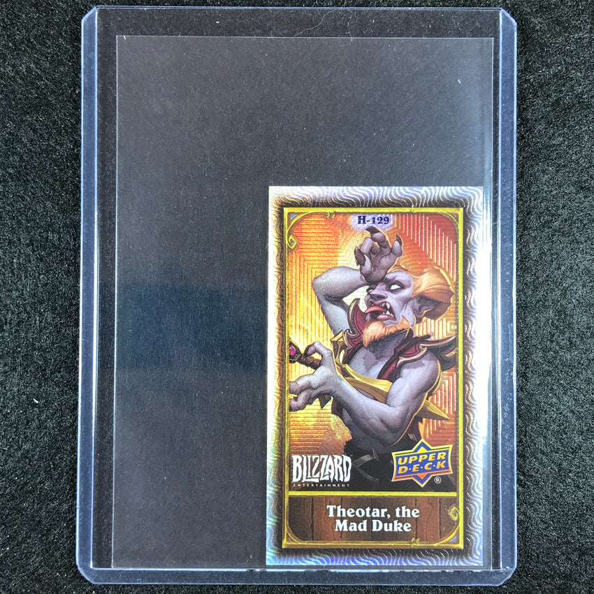 2023 Upper Deck Blizzard Legacy Theotar The Mad Duke Hearthstone Mini Mage No 129