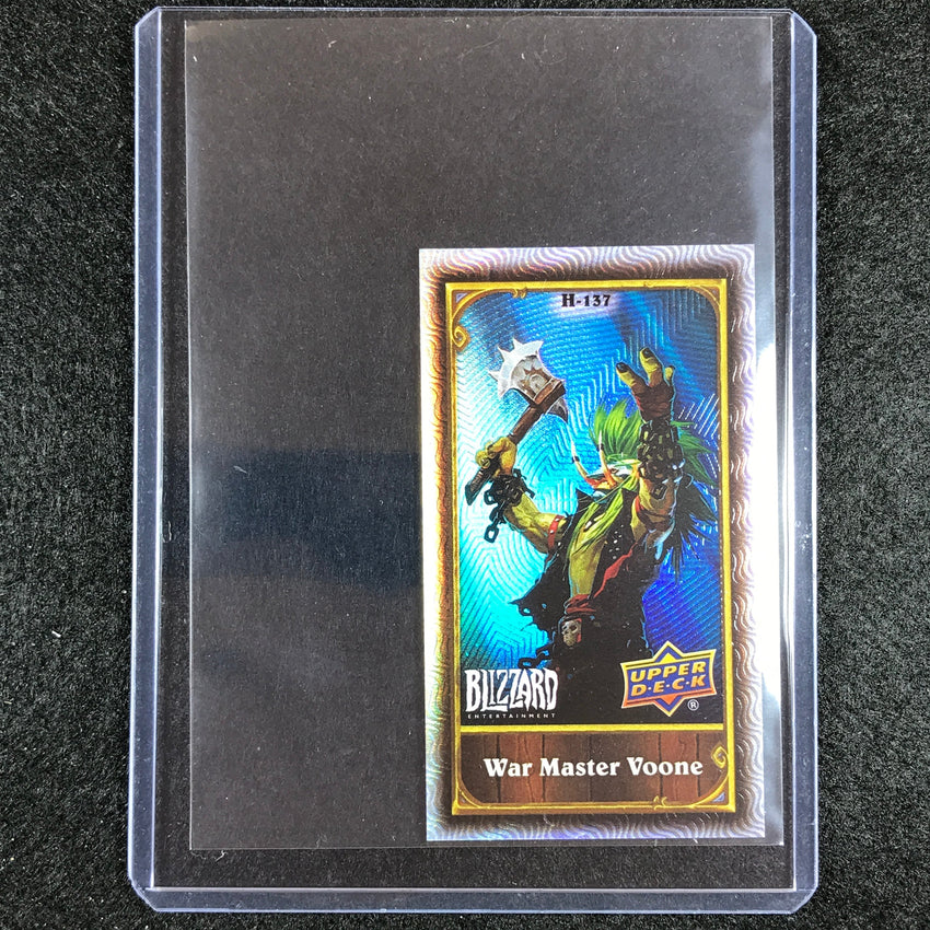 2023 Upper Deck Blizzard Legacy War Master Voone Hearthstone Mini Mage No 137