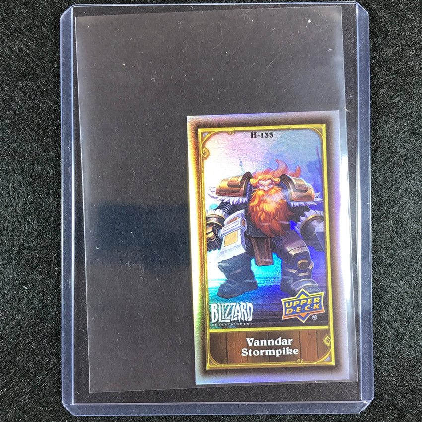2023 Upper Deck Blizzard Legacy Vanndar Stormpike Hearthstone Mini Golden No 133