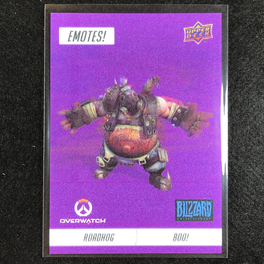 2023 Upper Deck Blizzard Legacy Roadhog - Boo Emotes Epic No 21