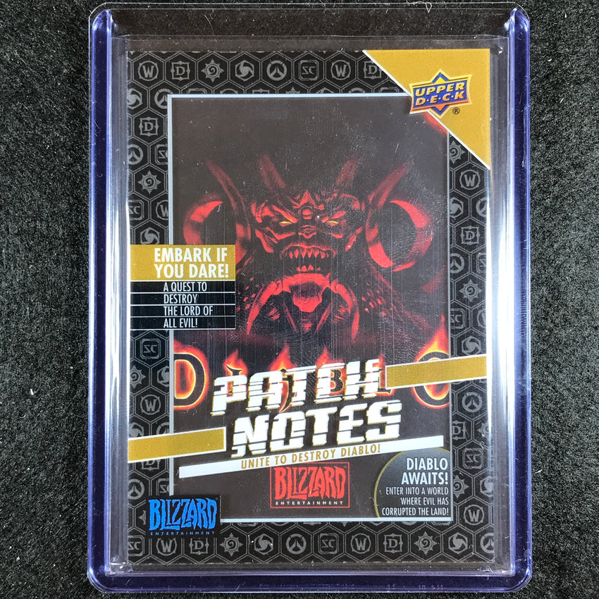 2023 Upper Deck Blizzard Legacy Diablo Patch Notes Version 1.0 No 4