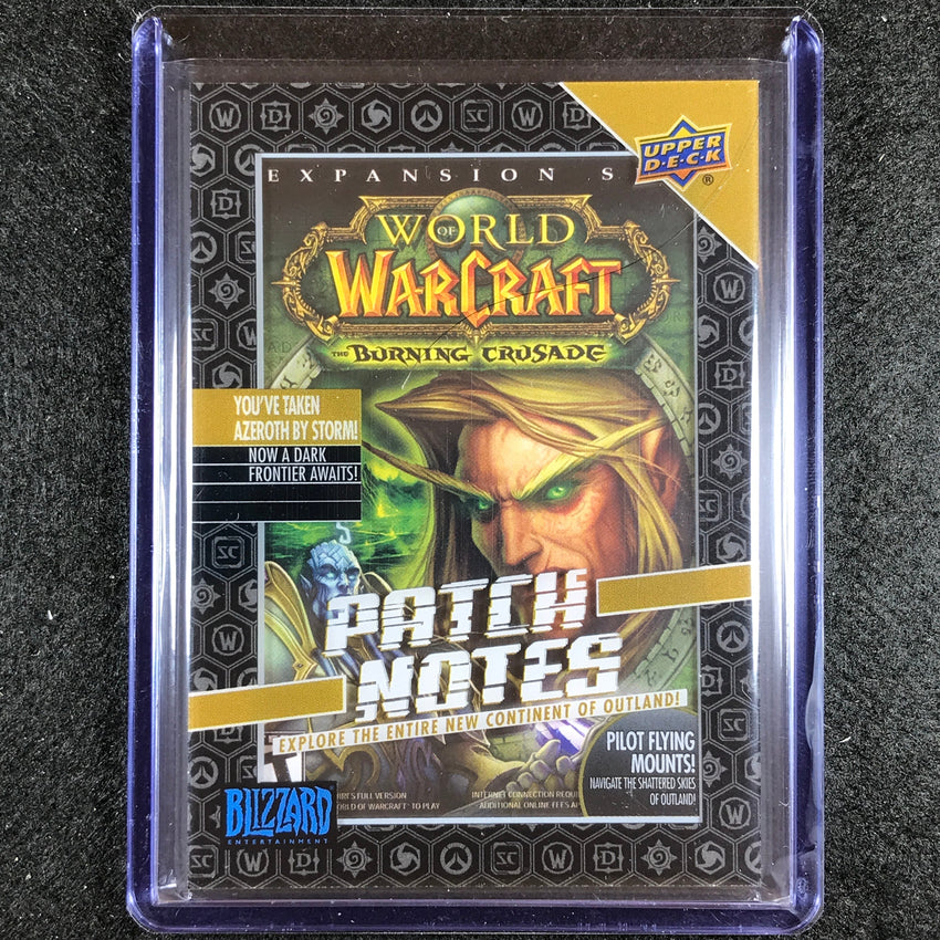 2023 Upper Deck Blizzard Legacy World Of Warcraft Patch Notes Version 1.0 No 10