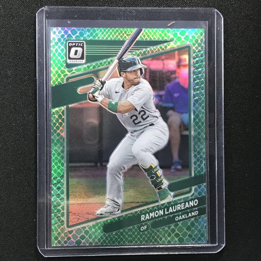 2021 Donruss Optic Ramon Laureano Choice Green Dragon 33/88
