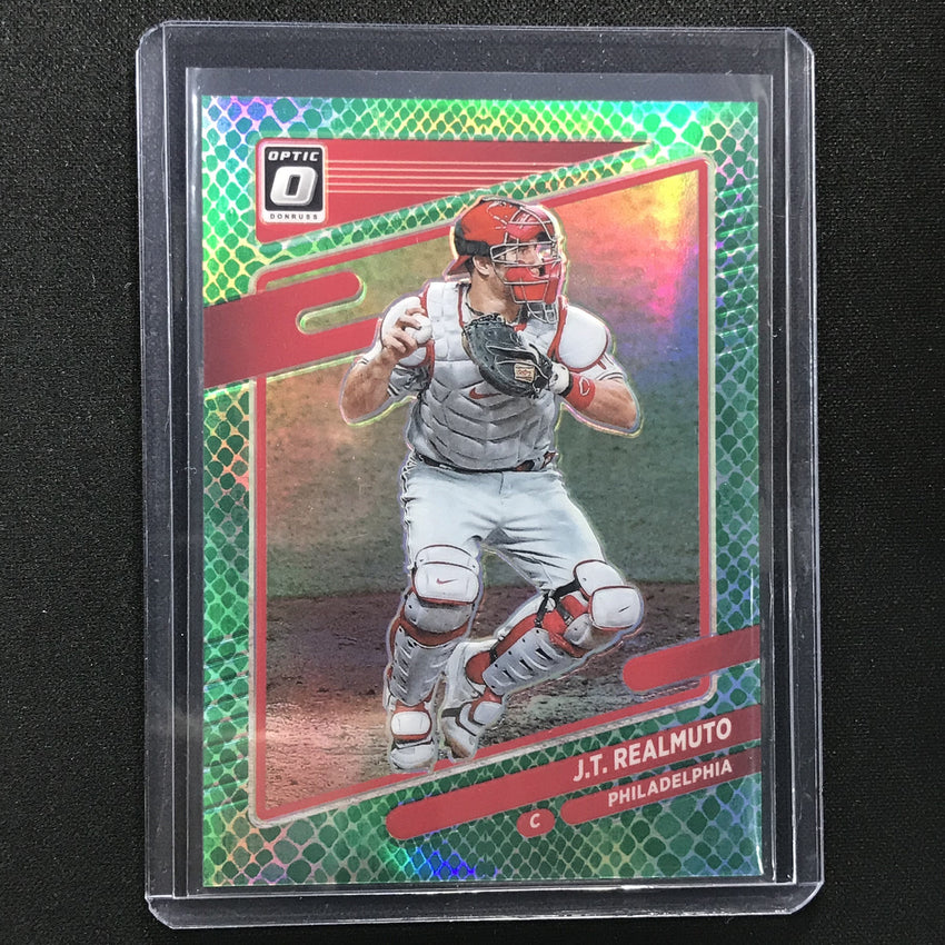 2021 Donruss Optic J.t. Realmuto Choice Green Dragon 22/88
