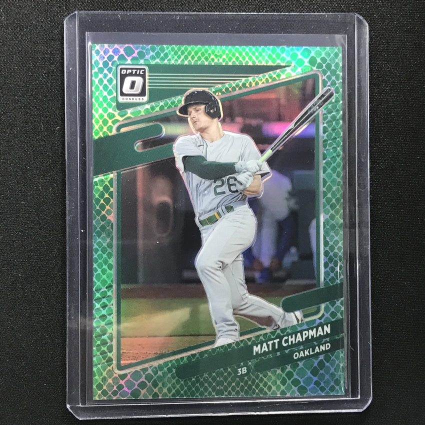 2021 Donruss Optic Matt Chapman Choice Green Dragon 32/88