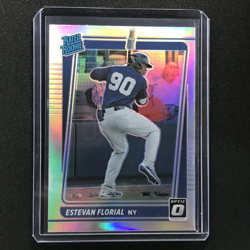 2021 Donruss Optic ESTEVAN FLORIAL Rated Rookie Holo Silver #76