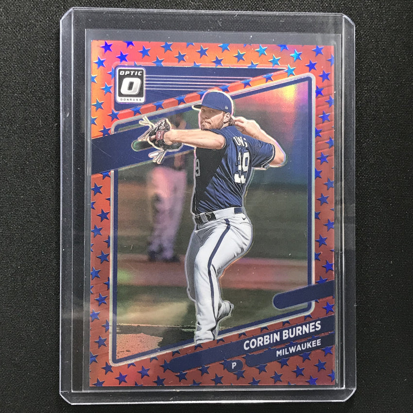 2021 Donruss Optic Corbin Burnes Choice Liberty 45/45