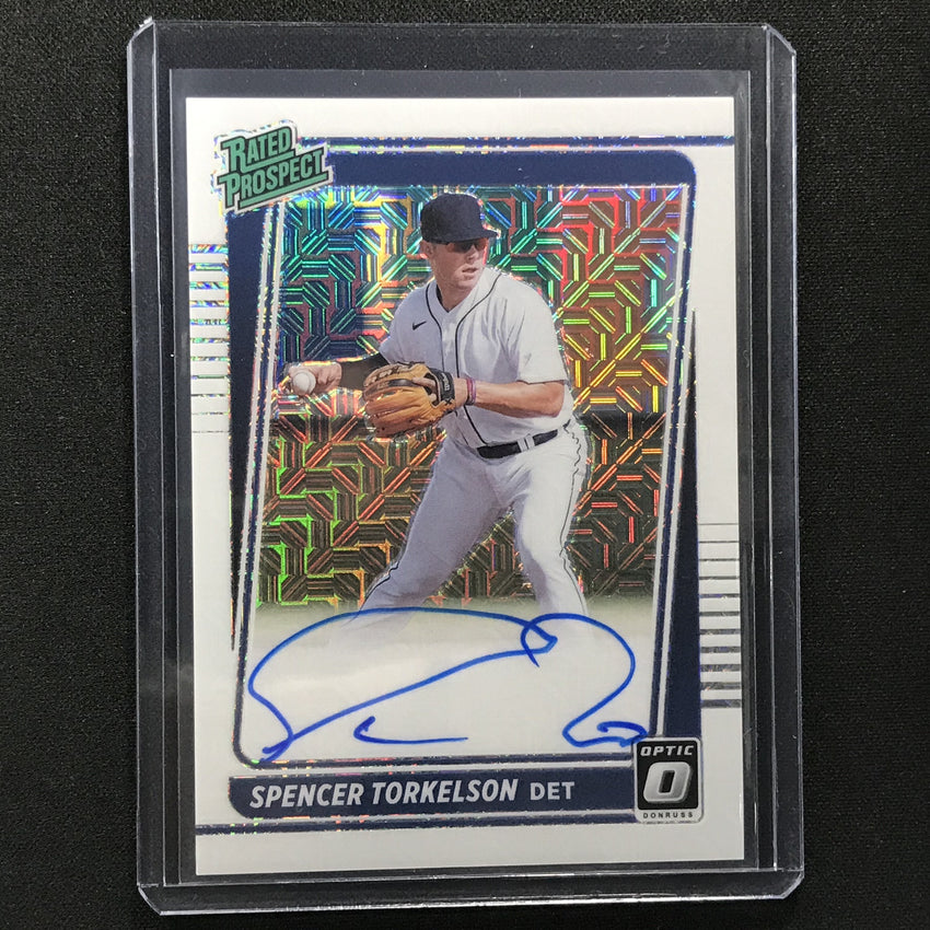 2021 Donruss Optic Spencer Torkelson Rated Prospect Auto Choice White Mojo 53/99