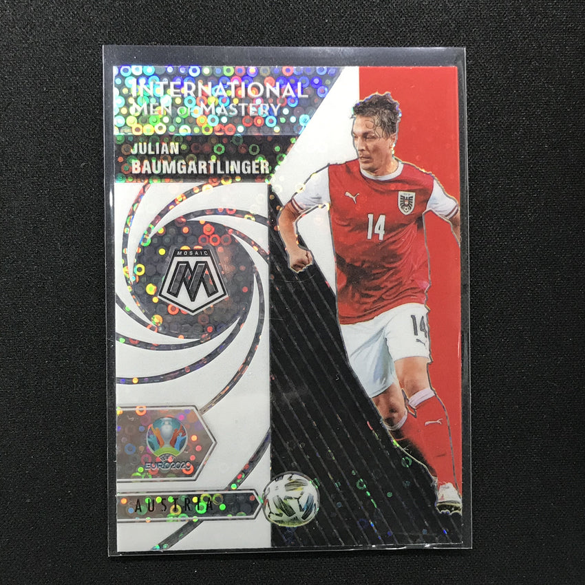 2020-21 Mosaic UEFA Euro JULIAN BAUMGARTLINGER Men Of Mastery Silver Circles #1
