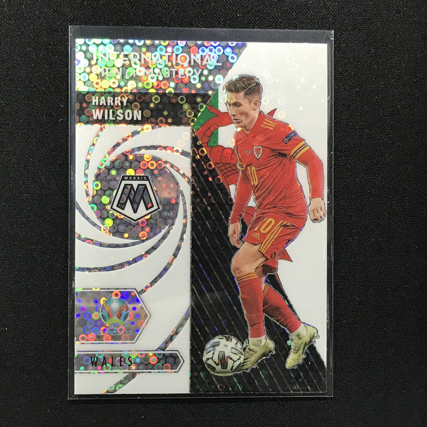 2020-21 Mosaic Uefa Euro Harry Wilson Men Of Mastery Silver Circles No 24