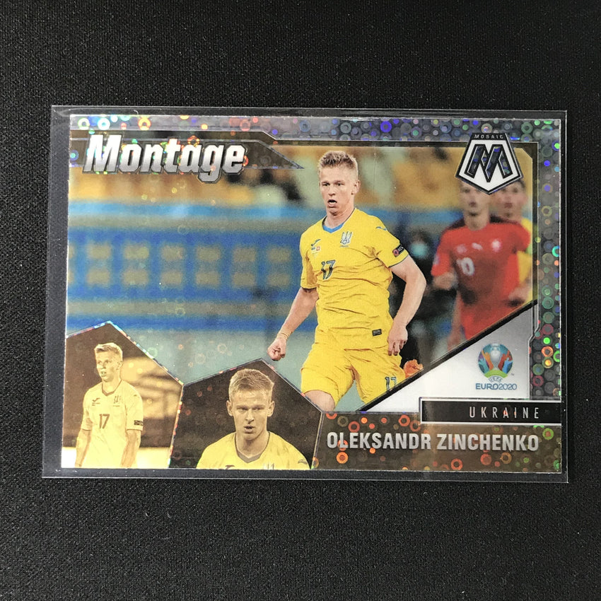 2020-21 Mosaic UEFA Euro OLEKSANDR ZINCHENKO Montage Silver Circles #23
