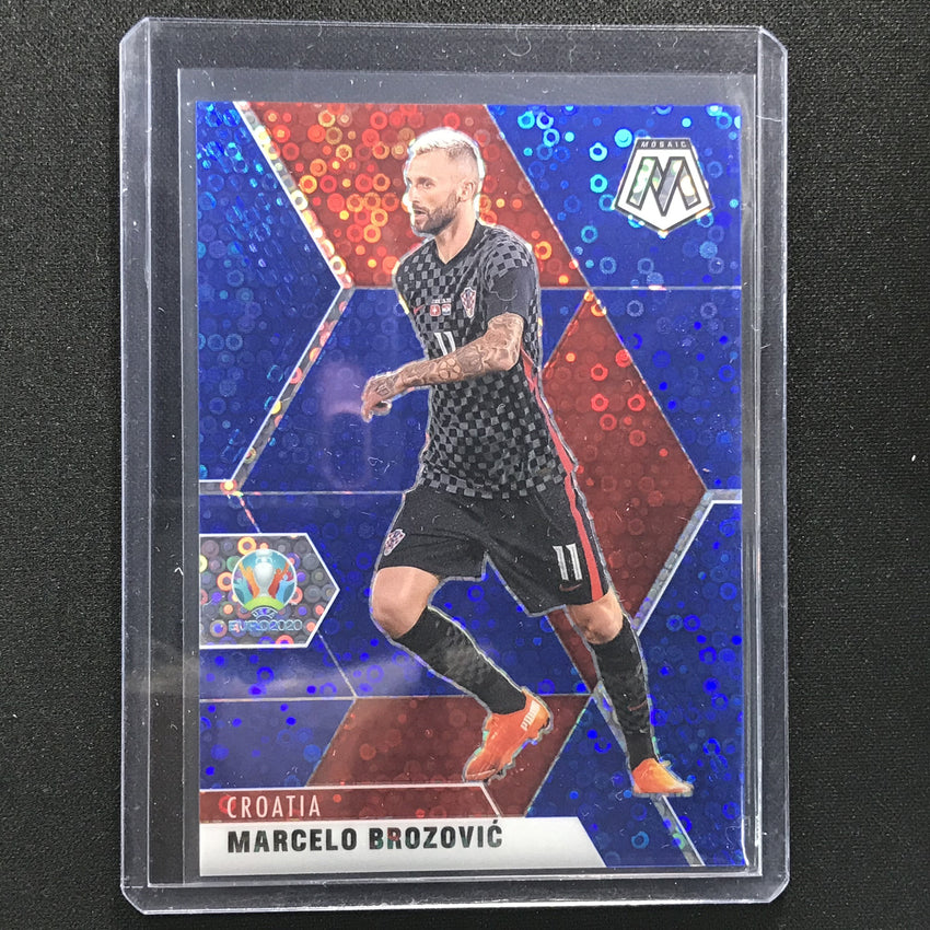 2020-21 Mosaic UEFA Euro MARCELO BROZOVIC Blue Circles 53/99 #21