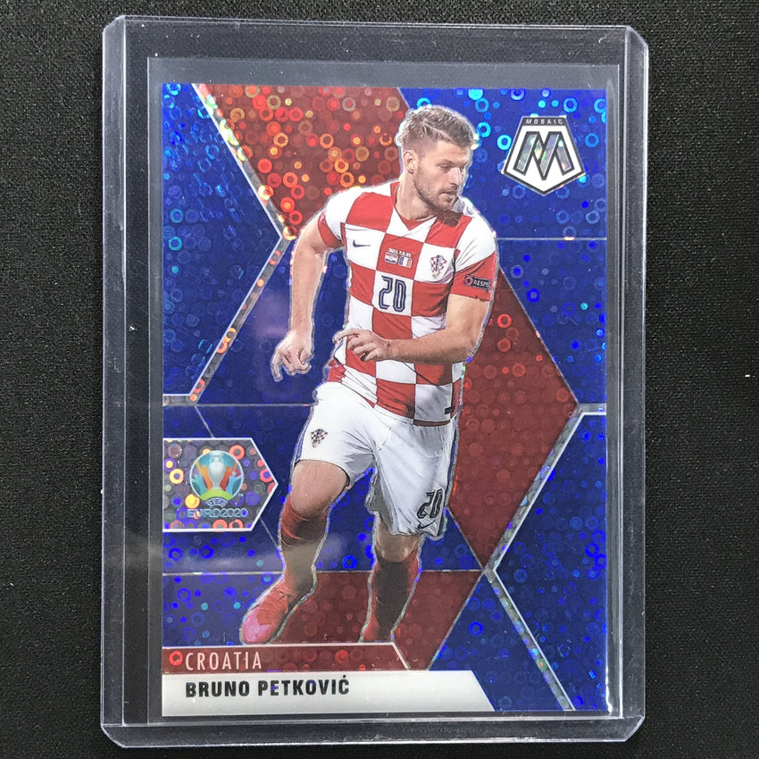 2020-21 Mosaic Uefa Euro Bruno Petkovic Blue Circles 11/99 No 22