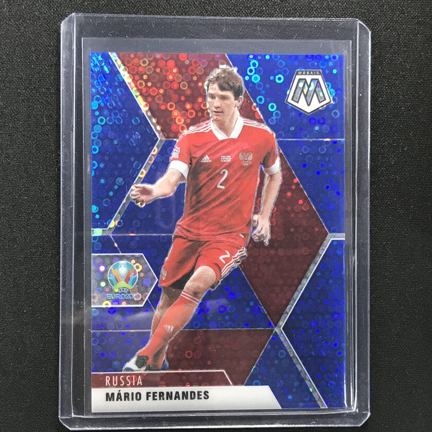 2020-21 Mosaic UEFA Euro MARIO FERNANDES Blue Circles 6/99 #77