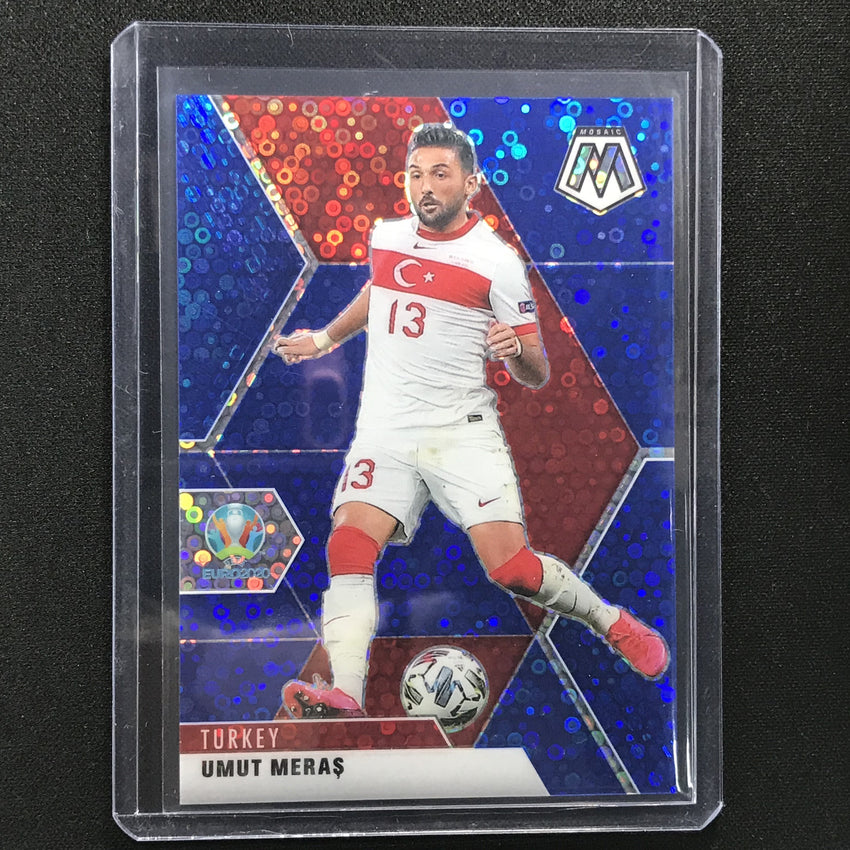 2020-21 Mosaic Uefa Euro Umut Meras Blue Circles 49/99 No 100