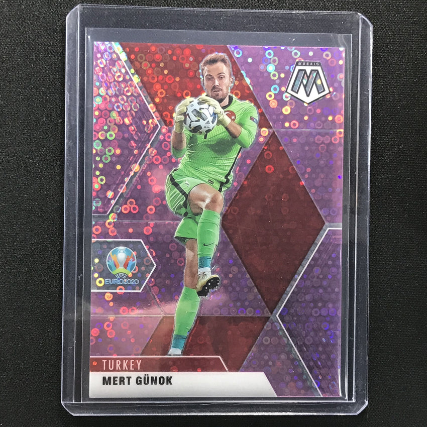 2020-21 Mosaic Uefa Euro Mert Gunok Purple Circles 30/49 No 93