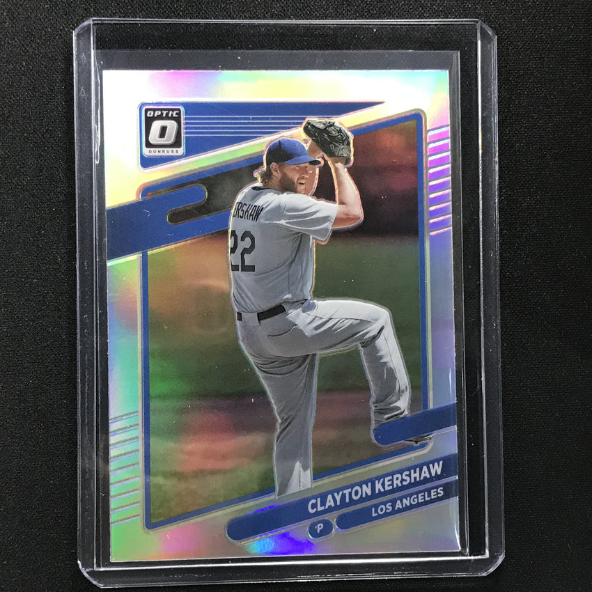 2021 Donruss Optic CLAYTON KERSHAW Holo Silver #130