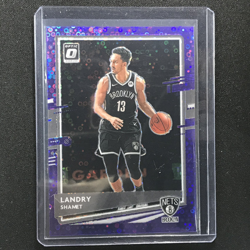2020-21 Donruss Optic Landry Shamet Fast Break Purple Disco /95
