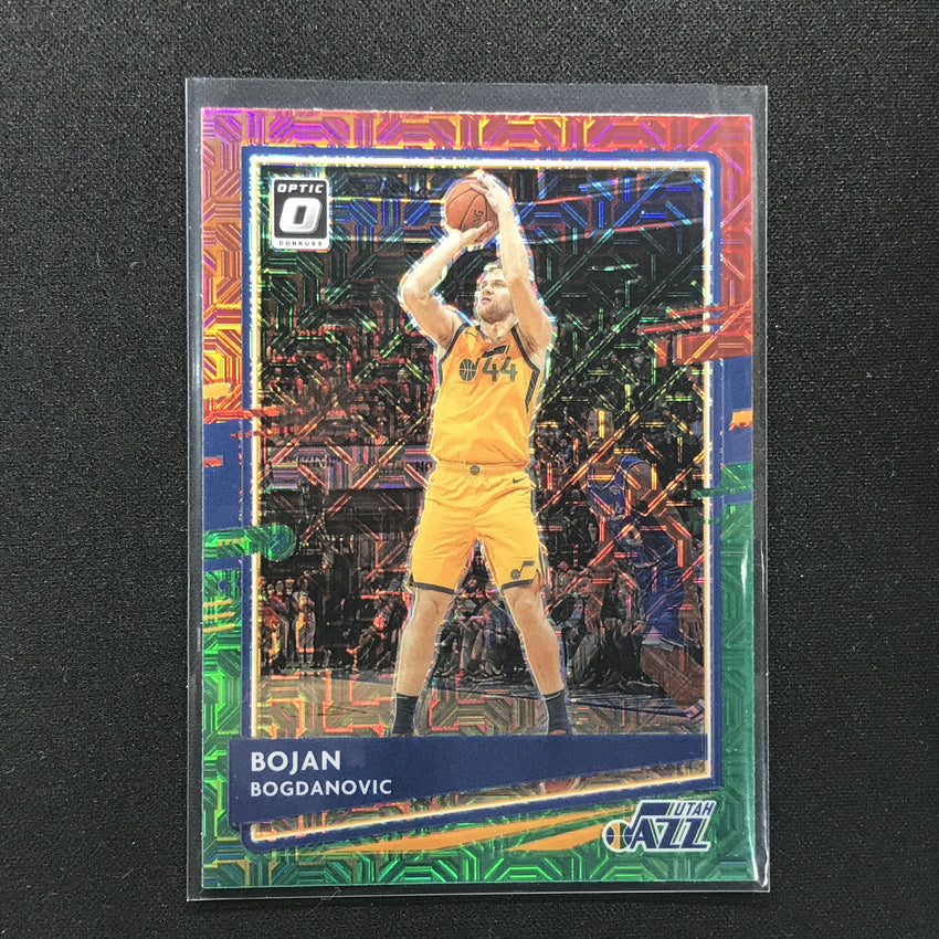2020-21 Donruss Optic Bojan Bogdanovic Choice Red Green Mojo No 88