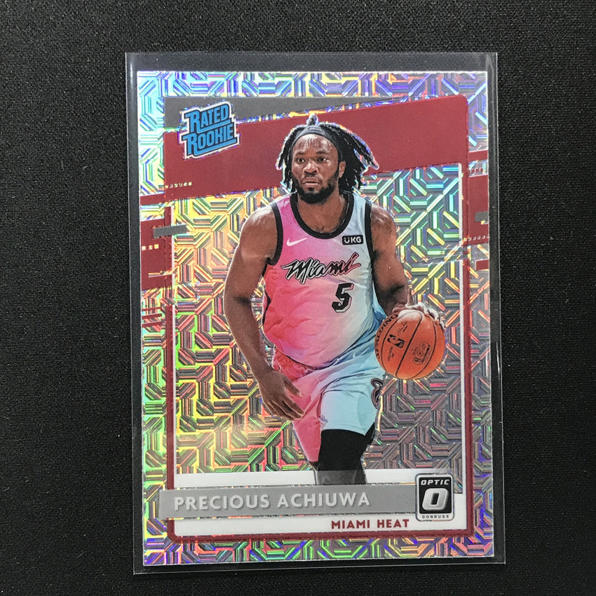 2020-21 Donruss Optic PRECIOUS ACHIUWA Rated Rookie Choice Mojo Silver #170