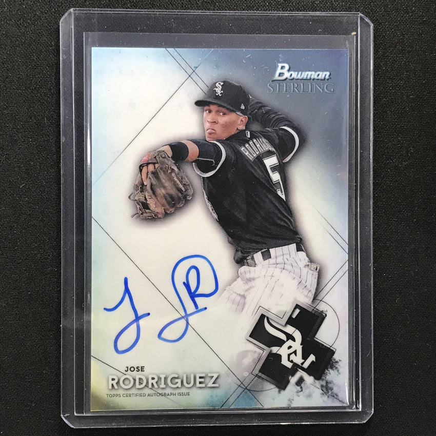 2021 Bowman Sterling JOSE RODRIGUEZ Prospect Auto #JRO