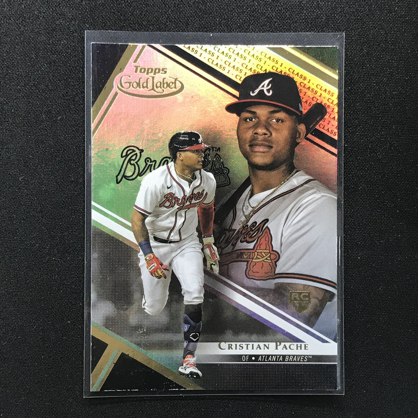 2021 Gold Label CRISTIAN PACHE Rookie Class 1 Black #13