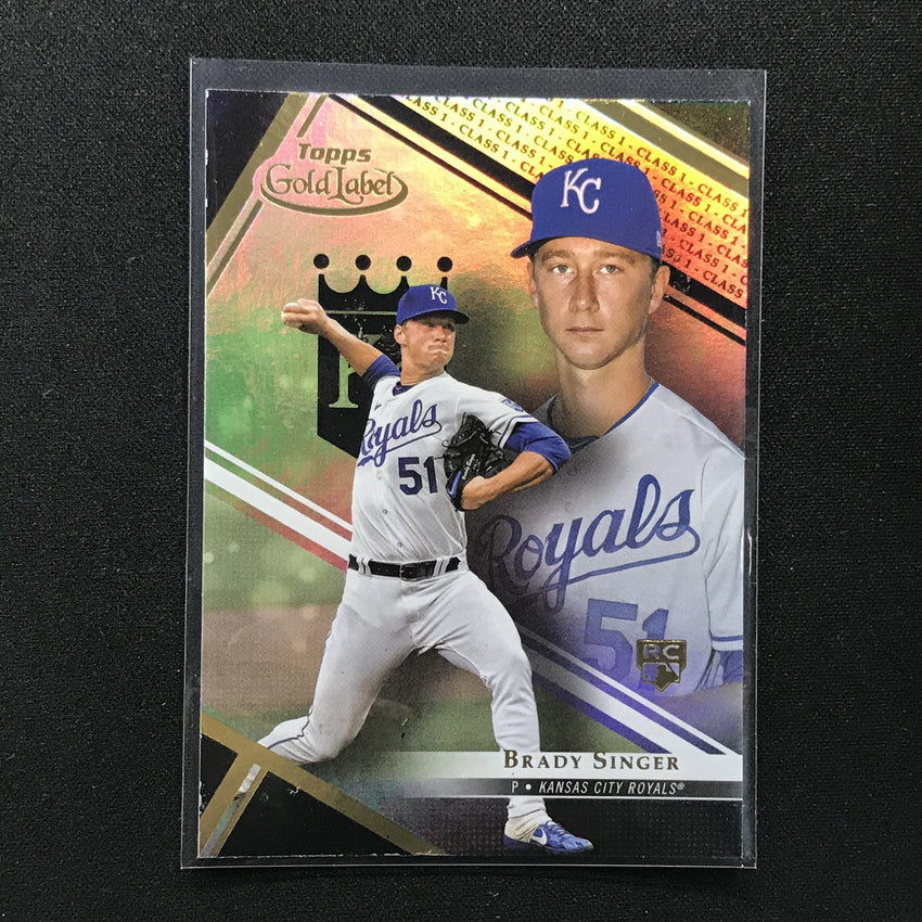 2021 Gold Label BRADY SINGER Rookie Class 1 Black #58