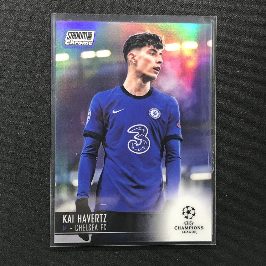 2020-21 Stadium Club Chrome UEFA UCL KAI HAVERTZ Base Refractor #46