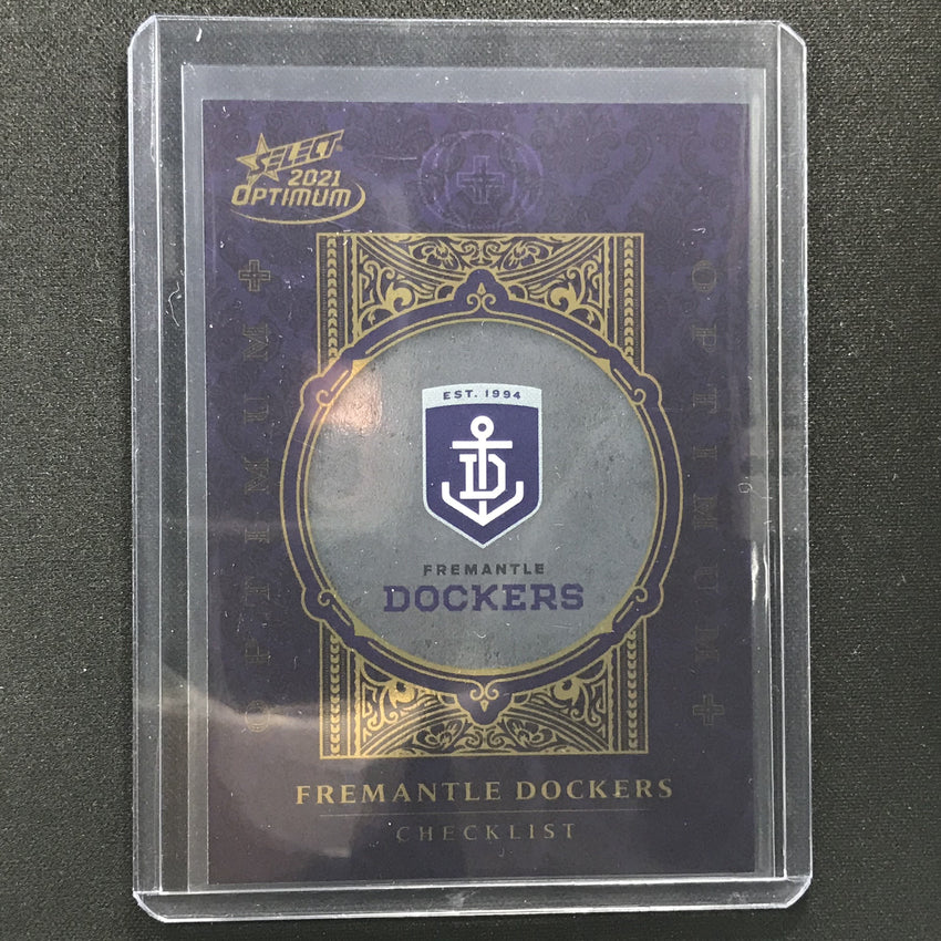 2021 Select Optimum Fremantle Dockers Logo Header Optimum+ 18/455