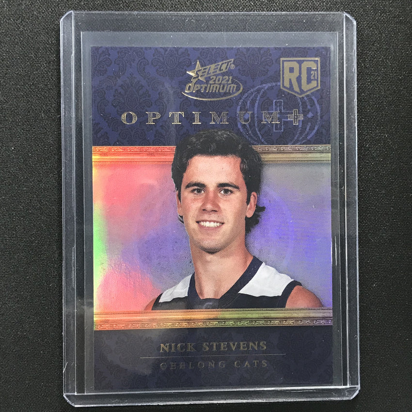 2021 Select Optimum Nick Stevens Optimum+ Parallel Rookie 39/115