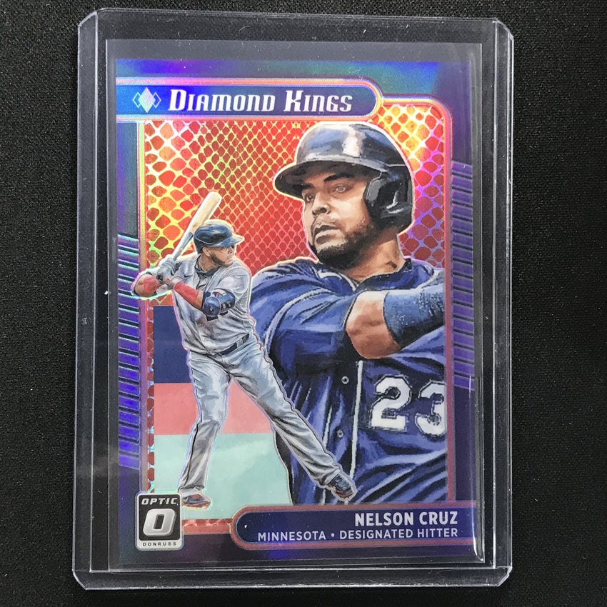 2021 Donruss Optic Nelson Cruz Diamond Kings Choice Red Dragon /110