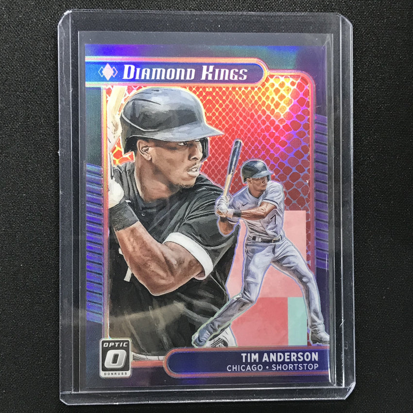 2021 Donruss Optic Tim Anderson Diamond Kings Choice Red Dragon /110
