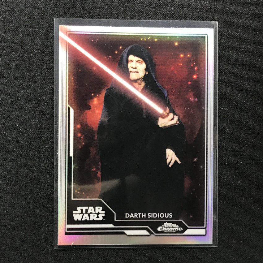 2021 Topps Chrome Star Wars Legacy Darth Sidious Lightsaber Wielders No 4