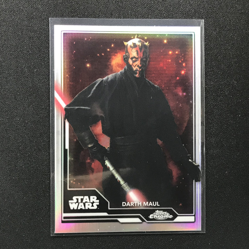 2021 Topps Chrome Star Wars Legacy Darth Maul Lightsaber Wielders No 5
