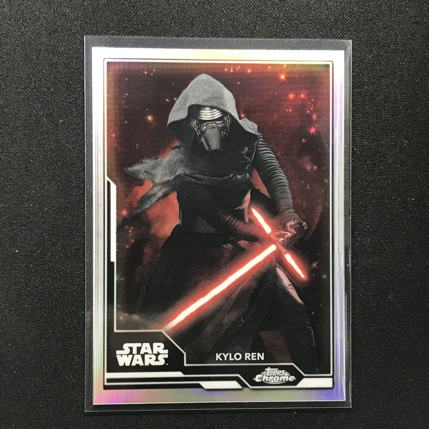2021 Topps Chrome Star Wars Legacy Kylo Ren Lightsaber Wielders No 7