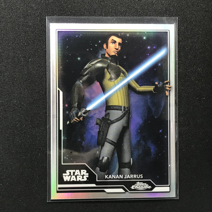 2021 Topps Chrome Star Wars Legacy Kanan Jarrus Lightsaber Wielders No 11