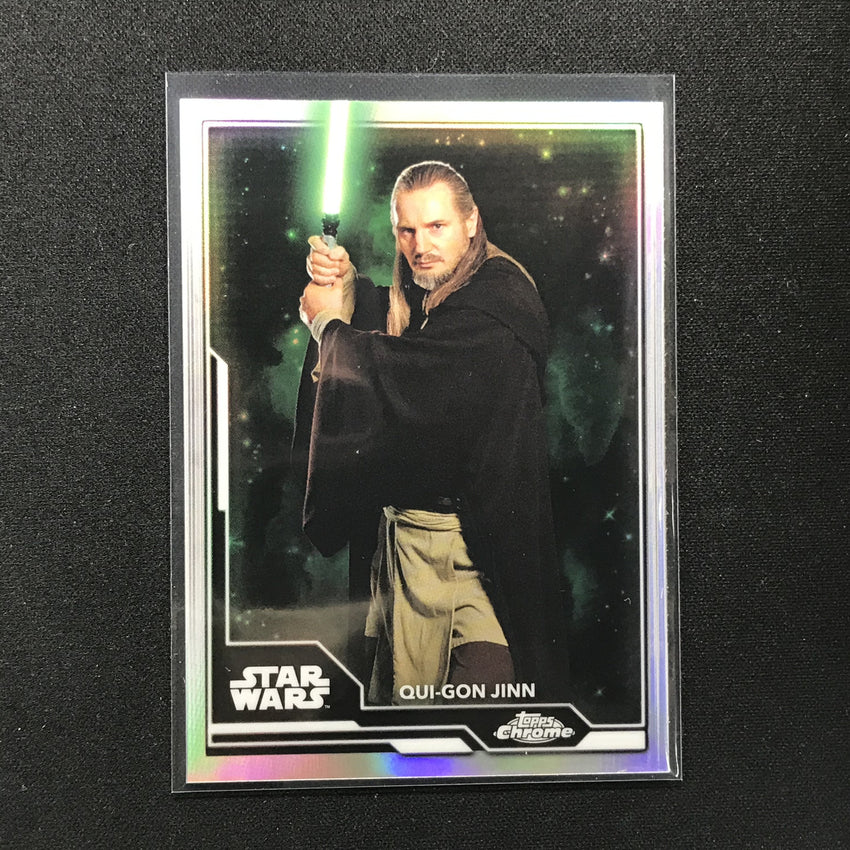 2021 Topps Chrome Star Wars Legacy Qui-gon Jinn Lightsaber Wielders No 16