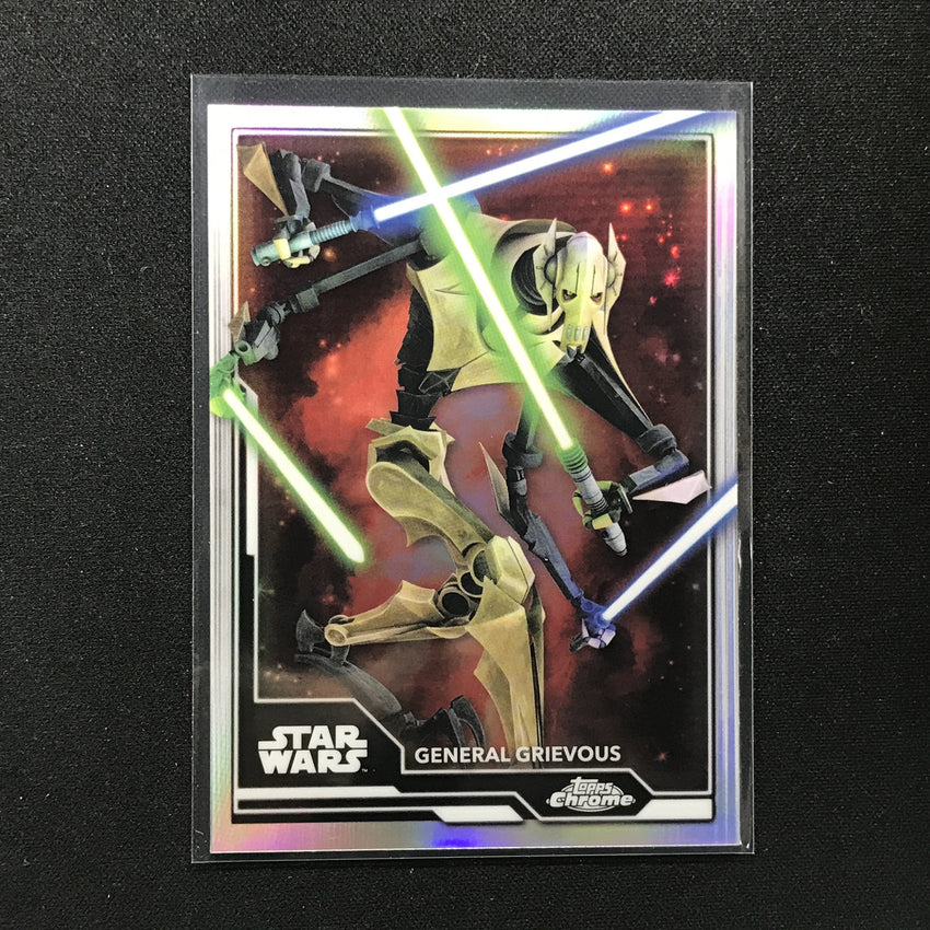 2021 Topps Chrome Star Wars Legacy General Grievous Lightsaber Wielders No 17