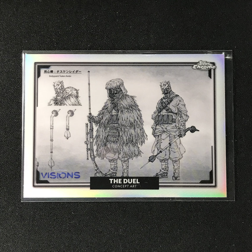 2021 Topps Chrome Star Wars Legacy The Duel Visions Concept Art No 4